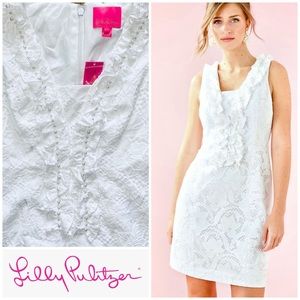 Lilly Pulitzer Kiera Shift Dress w Pearls NWT SZ 4